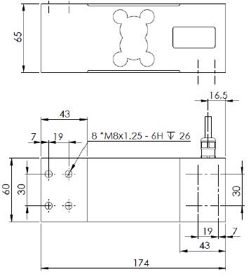 B6G-C3-600kg-3G6稱(chēng)重傳感器